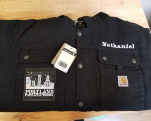 Hired to do the embroidery work on Carhartt jackets
